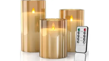 LED Electronic Smokeless Candle, Holiday Confessions Restaurant Decoration1