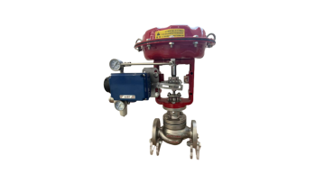 Pneumatic single seat control valve