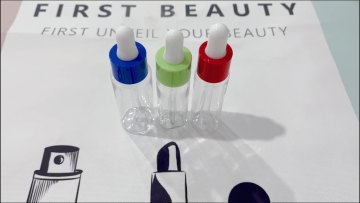Screw Dropper Caps For Glass Bottles Plastic Color