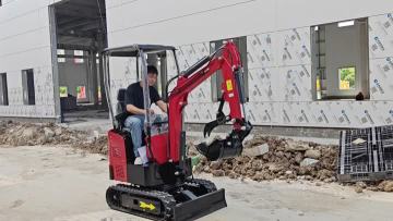 EX10 1Ton Farm Mini Excavator with Hydraulic Thumb