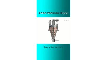 Single cone vacuum dryer14