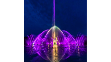 LED-Lit Large Dancing Fountain for Public Parks