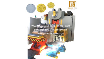Chemial paint can bucket lid production line