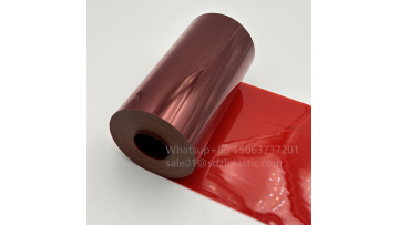 Red PVC blister Thermoforming