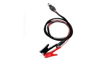 Custom M12 8Pin Female to M12 3Pin Female with Alligator Clips Y Cable
