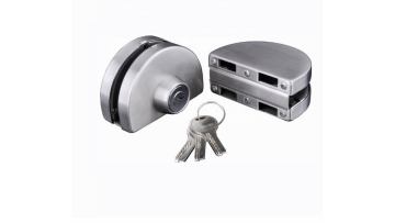 Semicycle Glass door lock for folio doors