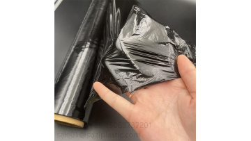 Transparent black PE stretch film wrapped film
