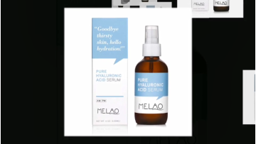 MELAO 100%  pure 120ml oem private label face skin care anti aging anti wrinkle firming hyaluronic acid serum1