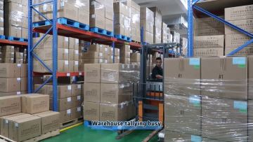Warehouse tallying busy