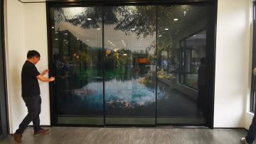 slim sliding door for interior