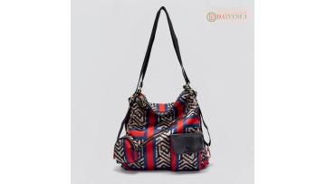 Multi-functional Printed Nylon Cross-body Bags