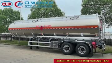 2 Axles 35cbm Semi Trailer Tanker 