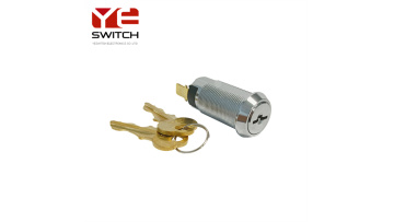 19mm Power Lock With Brass Flat Key Switch