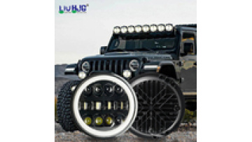 Cheap Price Fashion Design Hi/lo Beam Black Round 7