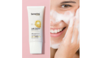 24K Gold Organic Facial Cleanser: Moisturizing, Deep Cleaning, and Repairing Face Wash1