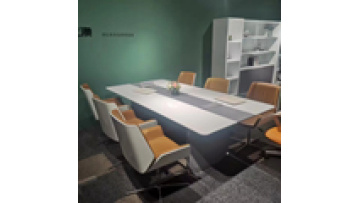 Original Factory Glossy Paint White 6,8,10 Seats Custom Width Furniture Paint Surface Medium Density Fiberboard Conference Table1