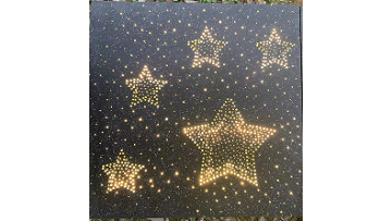 Optical fiber luminous concrete 