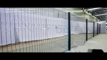 New Design Black Color 358 Security Fence with Electric Fence for Airport Boundary Security1