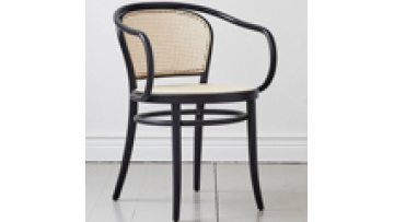 Best selling  modern furniture cafe  wood and rattan  restaurant chairs1
