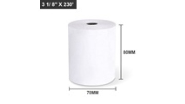 50 Rolls/box 3 1/8 x 230 Cash Register Paper 80X80 Thermal Paper Rolls Thermal Printer Paper Roll1