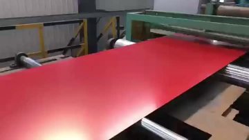 Color coating roll