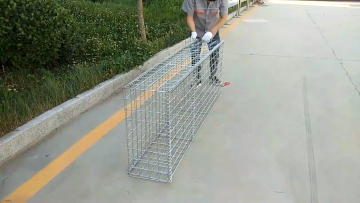 Hot sale low price rock fence wall welded galvanized gabion box retaining wall1