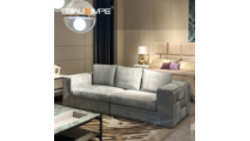 Light Luxury Style High Quality Italian Modern Design Furniture Set Genuine Leather Frosted Leather Living Room Bedroom Sofa1