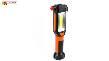 Multifunctional Magnetic Foldable Portable LED COB Work Light With Emergency Hammer Rope Cutter1
