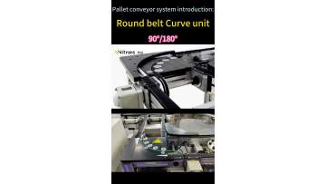 Belt Conveyor Curve for Pallet Transfer System