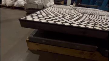 Anti-wear ceramic composite liner