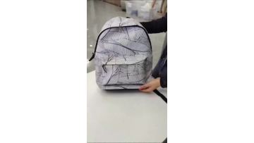 Plush children's backpack