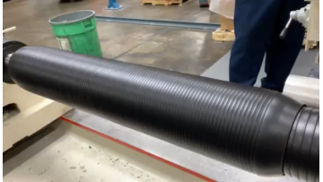 Finished product test video of covering machine1
