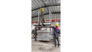 Large Machine Frame Component Positioning Assembly