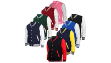 OEM Blank Custom Logo Leather Sleeves Embroidery Varsity Jacket Mens Baseball Men's Jacket1