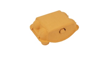 Paper pulp mache biodegradable custom color 4 cells chicken egg transport paper box1