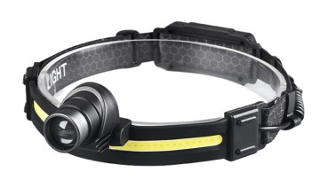 Wason Latest Popular Hot Sale COB Silicone Rubber Band Headlamp Rechargeable Lightweight Sensor Led Head Band Lamp1