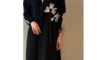 Contemporary Open Front Abaya Relaxed Fit Modest Cardigan for Boutique Everyday Fashion Collection1