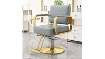 Free sample Low price  rotating Lifting PU leather stainless steel beauty salon swivel hair cutting barber styling chair1