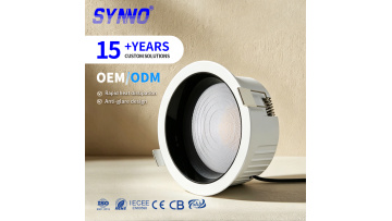 Round Thin Recessed SMD LED Downlight Model SL-CL3E from Synno Lighting