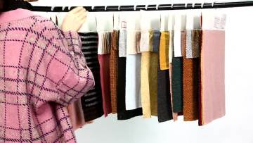 2022 Popular Design 95% Polyester 5% Spandex Jacquard Stretch Ottoman Polyester Fabric For Clothing1