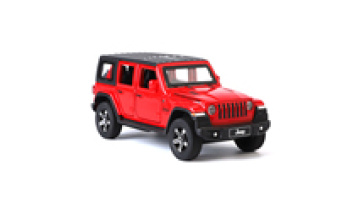 1:32 Scale Jeep Wrangler Rubicon Alloy Diecast Model Toy with Sound and Lights1