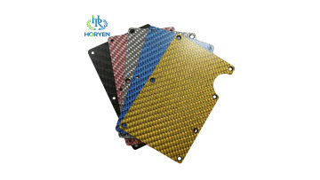 Colored carbon fiber cnc parts