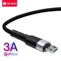 GENAI 3A Cable Micro USB C Type C Fast Charging Cable Type-C Charger Cable For Android Quick Charge Cord Wire For Samsung Xiaomi