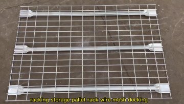 Versatile warehouse racking storage pallet rack galvanized finishing  wire mesh decking Manufacturer1
