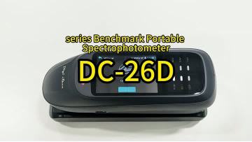 Reference Spectrophotometer DC-26D White Calibration, Black Calibration, Green Calibration and Green Calibration Application