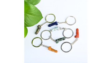 CHUSE  Healing Crystal Craft Mini Dildo Keychain for Decoration1