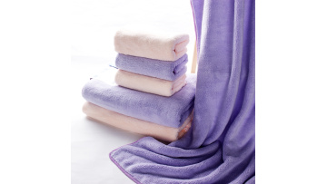 microfiber coral fleece bath towel