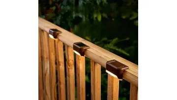 Outdoor Solar Deck Lights Waterproof LED Steps Fences Courtyards Terraces and Passages Light1