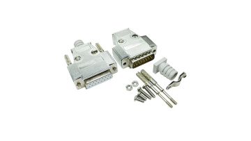15 pin d-sub metal hood