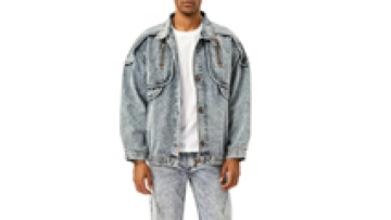 OEM Winter Rhinestone Heavy Acid Wash Denim Jean Motorcycle Jacket Bomber for Men1